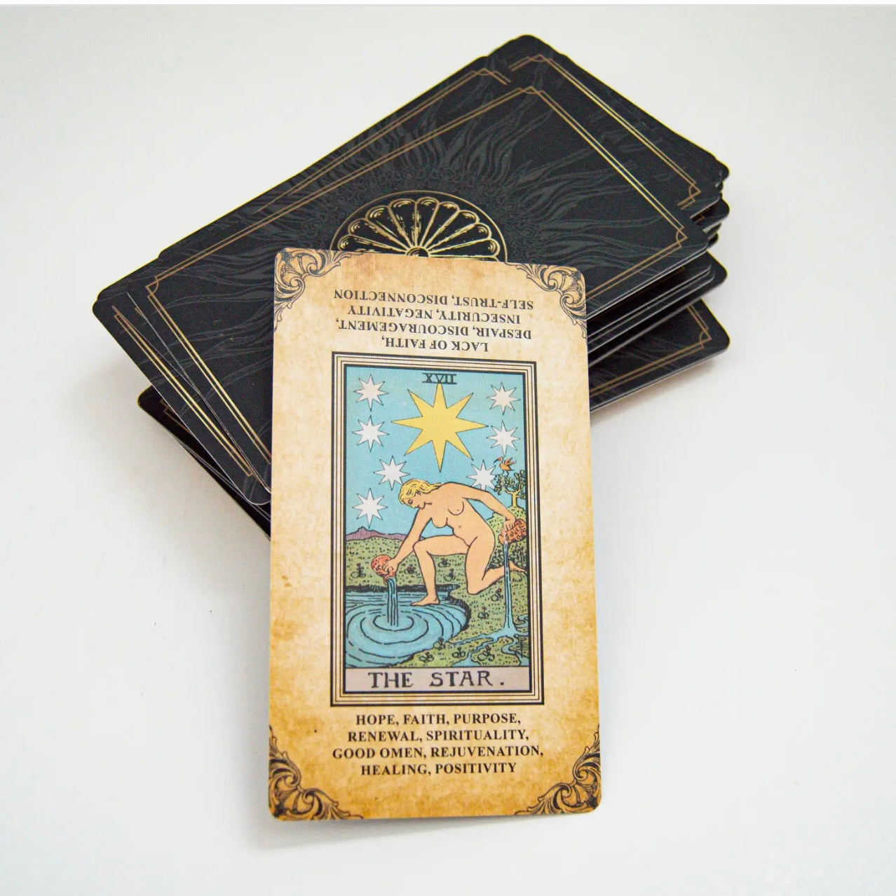 Tarot - Antique Cards with Keywords