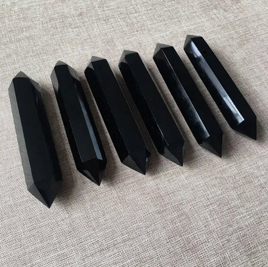 Ritual Crystals - Black Obsidian - Double Point Generator